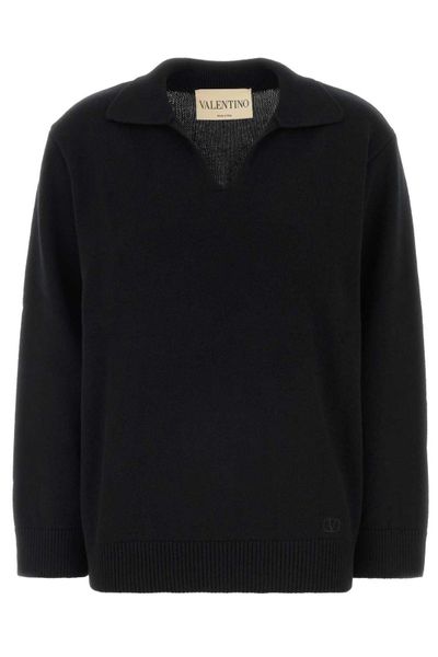 Valentino V-Neck Knitted Jumper