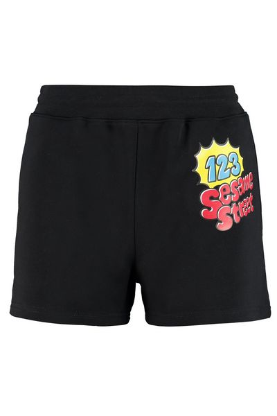 Moschino X Sesame Street Logo Print Shorts