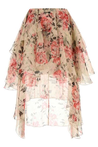 Loewe Floral Print Skirt