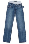Alexander Wang Boxer Drop Waistband Slim Jeans