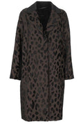 Max Mara Atelier Single-Breasted Spotted Velvet Coat