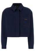 Fendi Logo Embroidered Denim Jacket