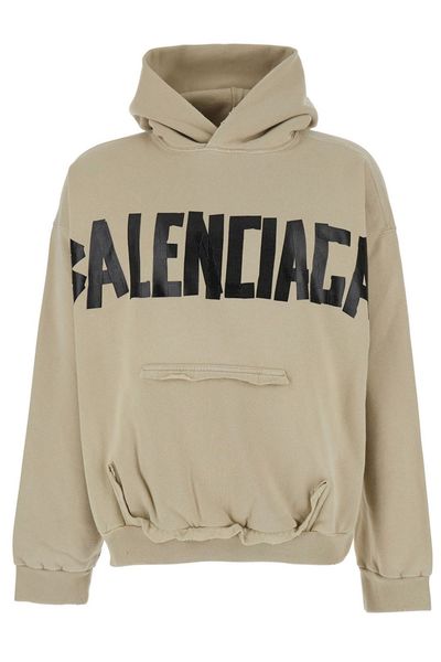 Balenciaga Logo Printed Hoodie