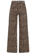 Anine Bing Hugh Leopard-Print Jeans