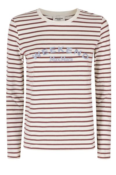 Weekend Max Mara Cestino Striped Logo T-Shirt