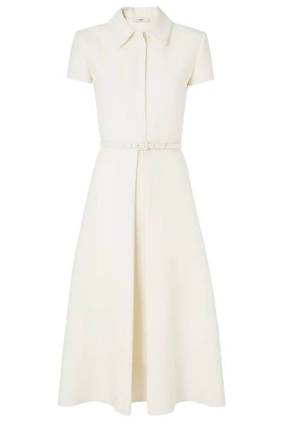 Fendi Short Sleeved Belted Shirt Dress