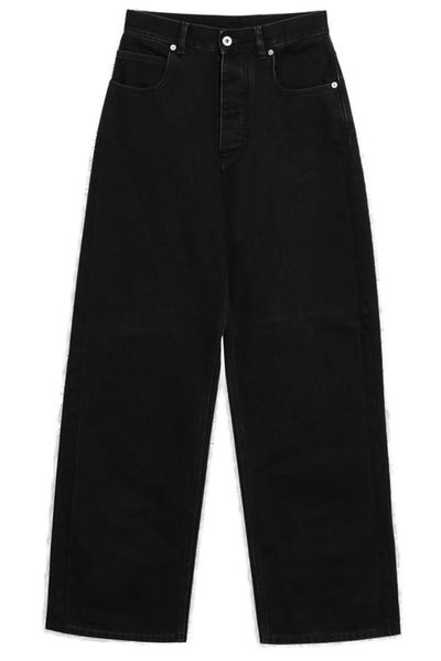 Bottega Veneta Faded Wide Leg Jeans