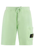 Stone Island Compass-Patch Drawstring Cargo Shorts