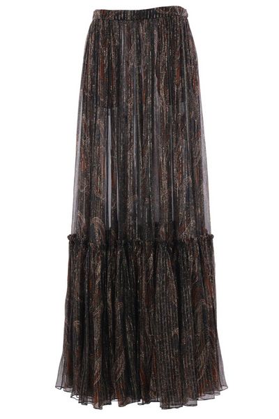 Saint Laurent Low-Rise Ruffled Skirt