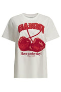 Ganni Cherries Graphic T-Shirt