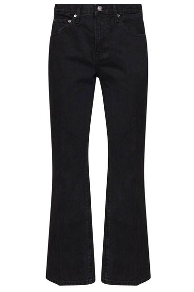 Khaite Prescott Cropped Flared Jeans