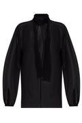 Alaïa Georgette Scarf Blouse