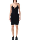MM6 Maison Margiela Logo Patch Mini Dress
