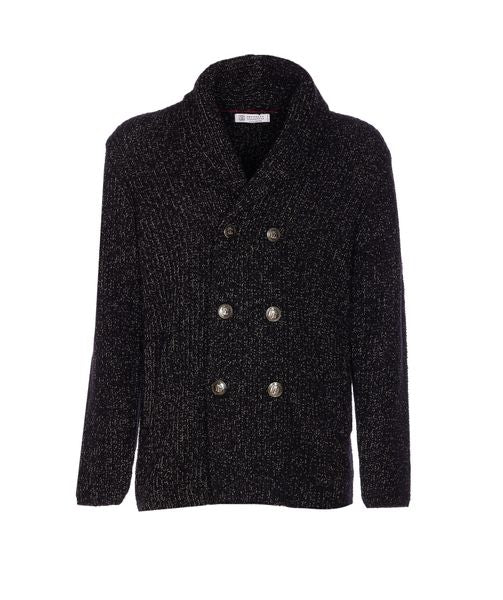 Brunello Cucinelli Long-Sleeved Double-Breasted Cardigan
