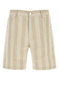 Fendi Pequin Striped Bermuda Shorts