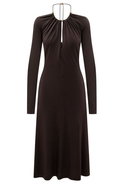 Ferragamo Long Crepe Dress