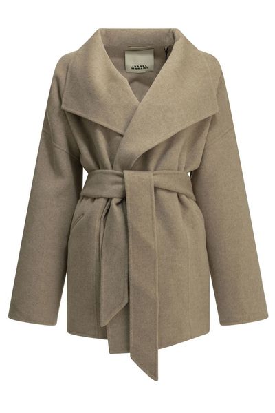 Isabel Marant Ceaton Belted Short Coat
