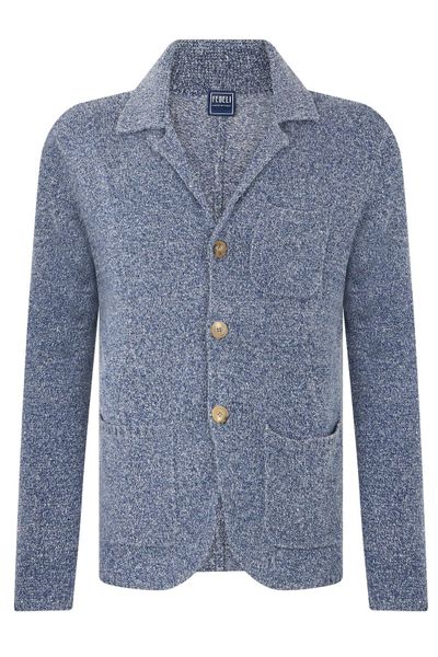 Fedeli Buttoned Patch-Pocket Cardigan