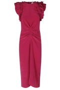 Isabel Marant Teriany Ruffled Midi Dress
