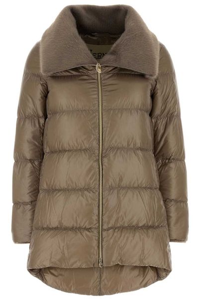 Herno Faux Fur-Lined Down Jacket