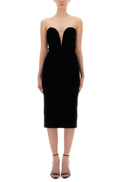 Tom Ford Strapless Midi Dress