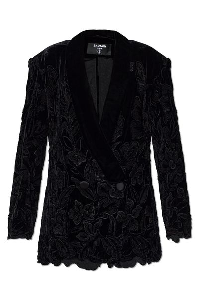 Balmain Jacquard Velvet Jacket