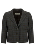 Dries Van Noten Bamis Single-Breasted Checked Blazer