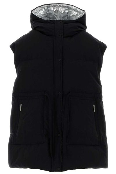 Herno Laminar Crinkle Metallic Gilet