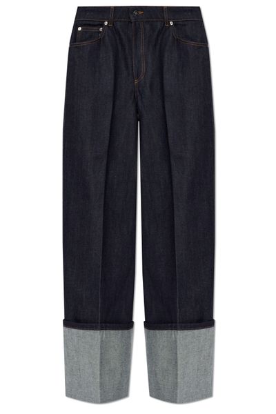 Givenchy Wide-Leg Cuffed Jeans