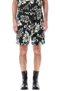 Sacai Floral Printed Belted Shorts