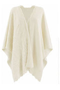 Ermanno Scervino Textured V-Neck Cape