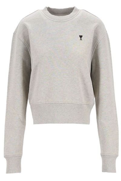 AMI De Coeur Cropped Sweatshirt