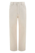 Brunello Cucinelli Logo Patch Cropped Jeans