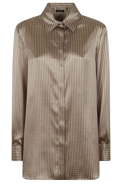 Kiton Check Pattern Shirt
