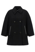 Max Mara Ospite Double-Breasted Cape