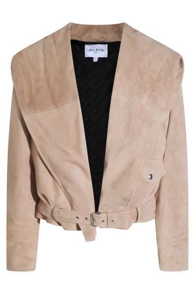 Alaïa Hooded Biker Jacket