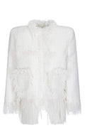 Matieres Fecales Mademoiselle Frayed Tweed Jacket