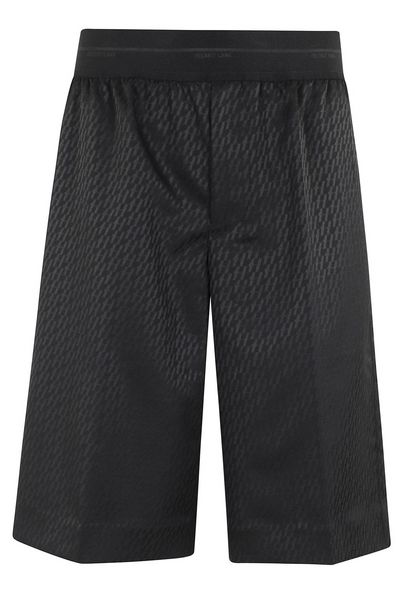 Helmut Lang Elastic Waist Knee-Length Shorts