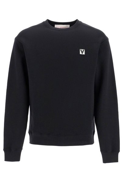 Valentino Logo Embroidered Crewneck Sweatshirt