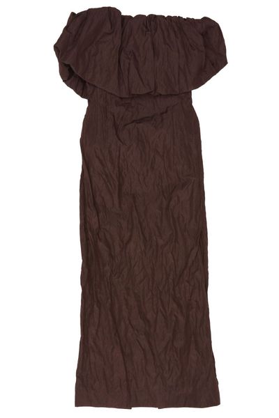 Magda Butrym Ruffled Strapless Dress