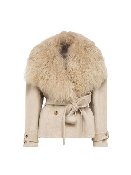 Giuseppe Di Morabito Belted Short Trench Coat
