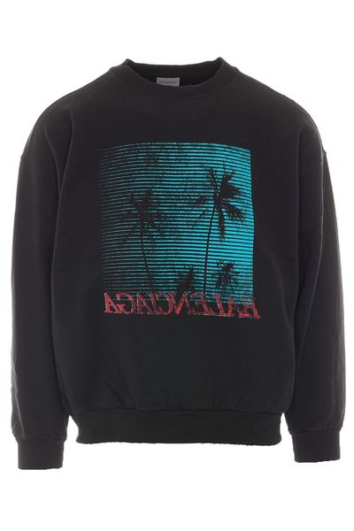 Balenciaga Distressed Graphic Sweatshirt