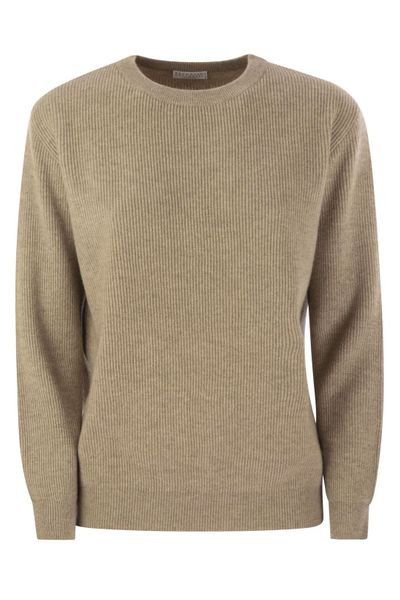 Brunello Cucinelli Round Neck Knitted Jumper