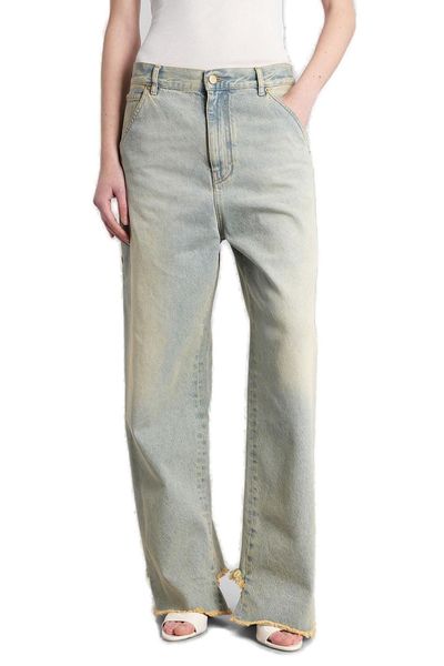 DARKPARK Lisa Fringed Straight-Leg Jeans