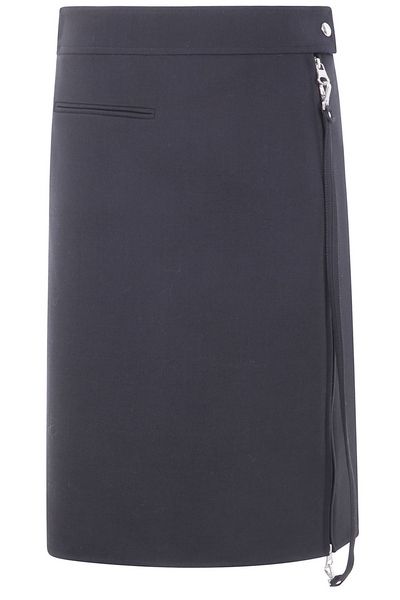 Courrèges Zipped Heritage Crepe Skirt
