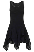 Alaïa Knit Short Ruffle Dress