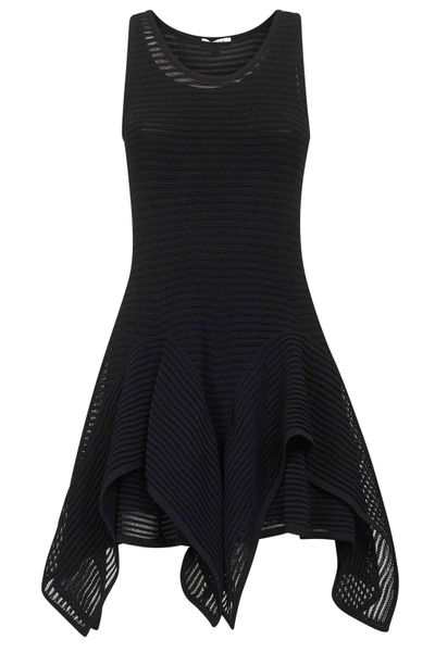 Alaïa Knit Short Ruffle Dress