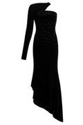 Roberto Cavalli Asymmetric One-Shoulder Dress