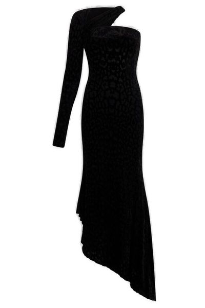 Roberto Cavalli Asymmetric One-Shoulder Dress