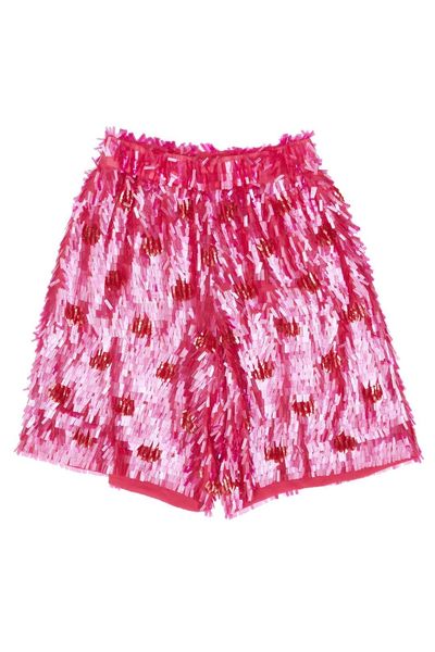 Dries Van Noten Sequin Embellished Shorts